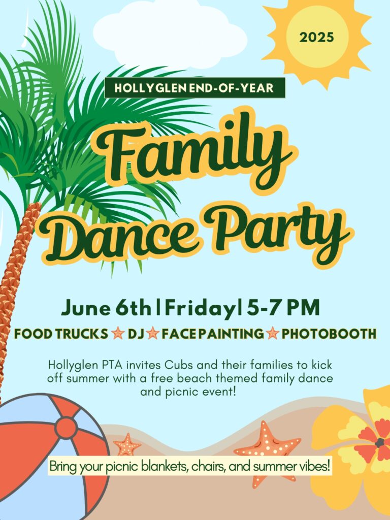 Family Dance Party
June 6th from 5-7pm