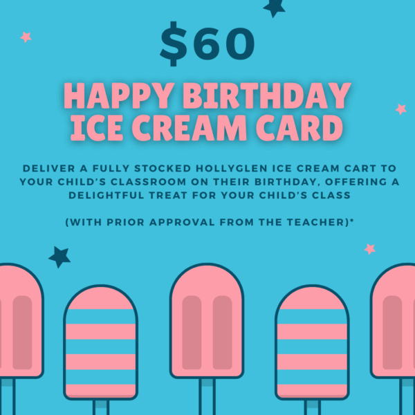 Happy Birthday Ice Cream Card (Classroom Ice Cream)